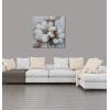 imageYihui Arts Canvas Wall Art Daisy White Bloosom Flowers Artwork Painting Prints Modern Floral Picture Framed for Bedroom Kitchen Dinning Room Office Home DecorGray Rose