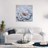 imageYihui Arts Canvas Wall Art Daisy White Bloosom Flowers Artwork Painting Prints Modern Floral Picture Framed for Bedroom Kitchen Dinning Room Office Home DecorWhite Rose