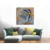 imageYihui Arts Canvas Wall Art Daisy White Bloosom Flowers Artwork Painting Prints Modern Floral Picture Framed for Bedroom Kitchen Dinning Room Office Home DecorGrey Rose