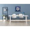 imageYihui Arts Coastal Wall Art Hand Painted Navy Blue and White Tree Pictures Modern Abstract Canvas Artwork for Living Room Bedroom Dinning Decoration