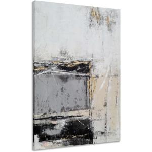 imageYihui Arts Abstract Sunshine Wall Art  HandPainted Square Painting for Office Hallway Fireplace Decor with Stunning Artwork and PicturesAbstract