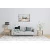 imageYihui Arts Famrhouse Wall Art with Textured Old Barn Paintings Modern Abstract Rustic Artwork for Living Room Bedroom BathroomBlue Barn