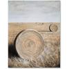 imageYihui Arts Famrhouse Wall Art with Textured Old Barn Paintings Modern Abstract Rustic Artwork for Living Room Bedroom BathroomHay Bales