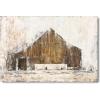 imageYihui Arts Famrhouse Wall Art with Textured Old Barn Paintings Modern Abstract Rustic Artwork for Living Room Bedroom BathroomOld Barn