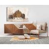 imageYihui Arts Famrhouse Wall Art with Textured Old Barn Paintings Modern Abstract Rustic Artwork for Living Room Bedroom BathroomOld Barn
