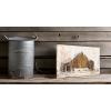 imageYihui Arts Famrhouse Wall Art with Textured Old Barn Paintings Modern Abstract Rustic Artwork for Living Room Bedroom BathroomOld Barn