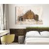 imageYihui Arts Famrhouse Wall Art with Textured Old Barn Paintings Modern Abstract Rustic Artwork for Living Room Bedroom BathroomOld Barn