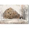imageYihui Arts Famrhouse Wall Art with Textured Old Barn Paintings Modern Abstract Rustic Artwork for Living Room Bedroom BathroomOld Farmhouse