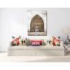 imageYihui Arts Famrhouse Wall Art with Textured Old Barn Paintings Modern Abstract Rustic Artwork for Living Room Bedroom BathroomVertical Barn