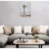 imageYihui Arts Famrhouse Wall Art with Textured Old Barn Paintings Modern Abstract Rustic Artwork for Living Room Bedroom BathroomWindmill