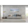 imageYihui Arts Beach Canvas Wall Art with Textured Beautiful Ocean Paintings Modern Abstract Coastal Artwork with Happy Bird Picturs for Living Room Bedroom Kitchen DecorBlue Beach