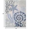 imageYihui Arts Beach Canvas Wall Art with Textured Beautiful Ocean Paintings Modern Abstract Coastal Artwork with Happy Bird Picturs for Living Room Bedroom Kitchen DecorSea World