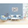 imageYihui Arts Beach Canvas Wall Art with Textured Beautiful Ocean Paintings Modern Abstract Coastal Artwork with Happy Bird Picturs for Living Room Bedroom Kitchen DecorDolphin