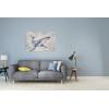 imageYihui Arts Beach Canvas Wall Art with Textured Beautiful Ocean Paintings Modern Abstract Coastal Artwork with Happy Bird Picturs for Living Room Bedroom Kitchen DecorDolphin