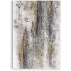 imageYihui Arts Abstract Canvas Wall Art Pictures Thick Texture Grey with Gold Foil Paintings Hand Painted by Professional Artist For Dinning Room DecorationGrey 2
