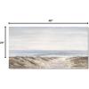 imageYihui Arts Ocean Canvas Wall Art with Textured Abstract Beach Paintings with Ladder and Umbrella Contemporary Coastal Pictures with Blue Color for Living Room Bedroom Bathroom DecorBeach A