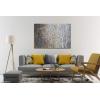 imageYihui Arts Abstract Landscape Canvas Art Hand Painted 3D Tree Paintings with Gold Foil for Wall Decor Modern Artwork Pictures Living Room Bedroom DecorationBrown Tree