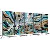 imageYihui Arts Abstract Metal Wall Art Hand Crafted Aluminum Artwork Modern 3D Sculpture for Living Room Bedroom Dinning DecorColorful Abstract