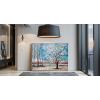imageYihui Arts Fashion Canvas Wall Art Modern Birch Tree Artwork Painting Abstract Forest Pictures for Living Room Bedroom Home DecorBlue Tree Art