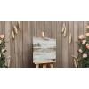 imageYihui Arts Lake Landscape Wall Art  Rustic Farmhouse Canvas Painting with Textured Tree and Gold Foil Accents for Living Room Bedroom or Bathroom DecorRustic Tree