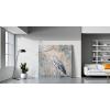 imageYihui Arts Rustic Coastal Canvas Wall Art  Vertical Heron Painting with Textured  Abstract Bird Artwork for Farmhouse Living Room Bathroom Hallway DecorSquare Heron