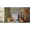 imageYihui Arts Rustic Coastal Canvas Wall Art  Vertical Heron Painting with Textured  Abstract Bird Artwork for Farmhouse Living Room Bathroom Hallway DecorHeron Couples
