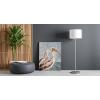 imageYihui Arts Rustic Coastal Canvas Wall Art  Vertical Heron Painting with Textured  Abstract Bird Artwork for Farmhouse Living Room Bathroom Hallway DecorHeron Couples