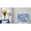 imageYihui Arts Rustic Coastal Canvas Wall Art  Vertical Heron Painting with Textured  Abstract Bird Artwork for Farmhouse Living Room Bathroom Hallway DecorBlue Heron Couples