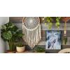 imageYihui Arts Rustic Coastal Canvas Wall Art  Vertical Heron Painting with Textured  Abstract Bird Artwork for Farmhouse Living Room Bathroom Hallway DecorBlue Birds