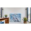 imageYihui Arts Rustic Coastal Canvas Wall Art  Vertical Heron Painting with Textured  Abstract Bird Artwork for Farmhouse Living Room Bathroom Hallway DecorBlue Heron Couples