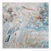 imageYihui Arts Rustic Coastal Canvas Wall Art  Vertical Heron Painting with Textured  Abstract Bird Artwork for Farmhouse Living Room Bathroom Hallway DecorSquare Birds