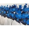 imageYihui Arts Landscape Painting Abstract Tree Canvas Art Handpainted Indigo Blue Forest Pictures Artwork for Living Room Bedroom Wall Decor 20Wx40L