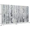 imageYihui Arts Modern Birch Tree Canvas Wall Art with Textured Black and White Forest Painting on Canvas Pictures for Living Room Bedroom Bathroom DecorationBirch Tree
