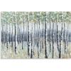 imageYihui Arts Modern Birch Tree Canvas Wall Art with Textured Black and White Forest Painting on Canvas Pictures for Living Room Bedroom Bathroom DecorationAspen Tree