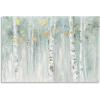 imageYihui Arts Modern Birch Tree Canvas Wall Art with Textured Black and White Forest Painting on Canvas Pictures for Living Room Bedroom Bathroom DecorationBirch Forest