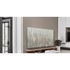 imageYihui Arts Modern Birch Tree Canvas Wall Art with Textured Black and White Forest Painting on Canvas Pictures for Living Room Bedroom Bathroom DecorationAbstract Tree