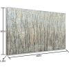 imageYihui Arts Modern Birch Tree Canvas Wall Art with Textured Black and White Forest Painting on Canvas Pictures for Living Room Bedroom Bathroom DecorationAbstract Tree