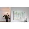 imageYihui Arts Modern Birch Tree Canvas Wall Art with Textured Black and White Forest Painting on Canvas Pictures for Living Room Bedroom Bathroom DecorationBirch Forest