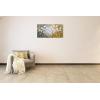 image:imageYihui Arts Flower Wall Decor Hand Painted 3D Yellow and White Oil Paintings Modern Abstract Botanical Pictures Aesthetic Artwork for Living Room Bedroom Dinning Decoration