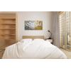 image:imageYihui Arts Flower Wall Decor Hand Painted 3D Yellow and White Oil Paintings Modern Abstract Botanical Pictures Aesthetic Artwork for Living Room Bedroom Dinning Decoration