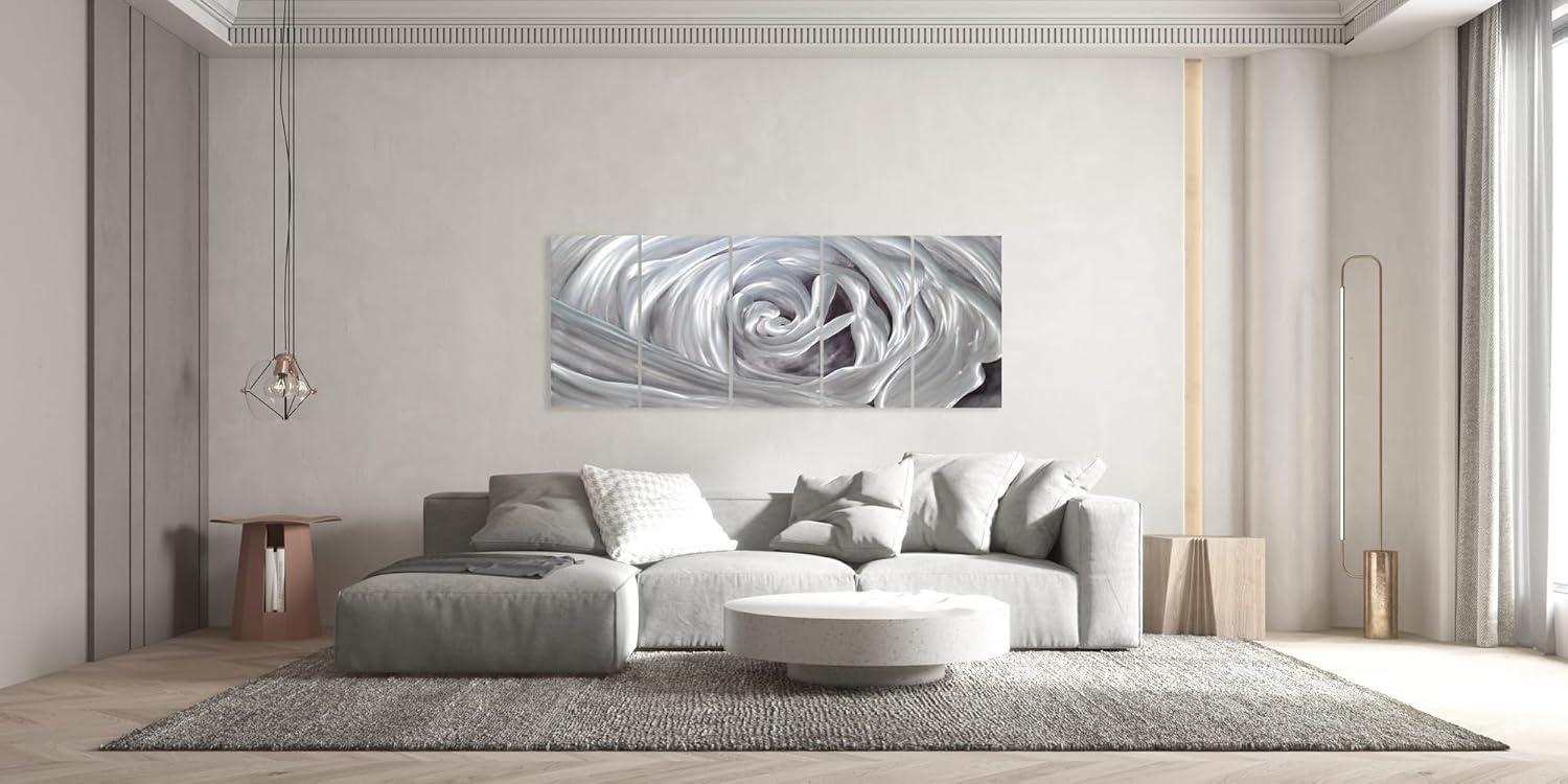image:imageYihui Arts Hand Crafted 3D Aluminum Abstract Colorful Metal Wall Art for Home and Office DecorYMX493