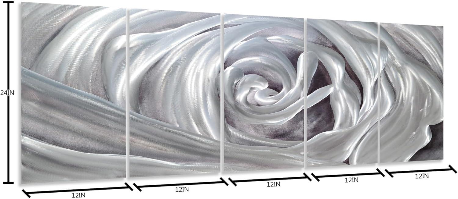image:imageYihui Arts Hand Crafted 3D Aluminum Abstract Colorful Metal Wall Art for Home and Office DecorYMX493