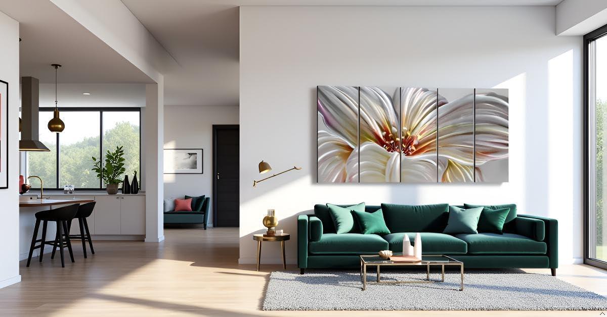 image:imageYihui Arts Hand Crafted 3D Aluminum Abstract Colorful Metal Wall Art for Home and Office DecorYMX494
