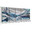 image:imageYihui Arts Hand Crafted 3D Aluminum Abstract Colorful Metal Wall Art for Home and Office DecorYMX497