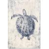 image:imageYihui Arts Sea Turtle Wall Art Hand Painted Coastal Paintings Nautical Decor Blue and White Canvas Pictures Ocean Animal Posters for Living Room Bedroom Bathroom Decoration