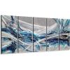 image:imageYihui Arts Hand Crafted 3D Aluminum Abstract Colorful Metal Wall Art for Home and Office DecorYMX497