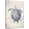 image:imageYihui Arts Sea Turtle Wall Art Hand Painted Coastal Paintings Nautical Decor Blue and White Canvas Pictures Ocean Animal Posters for Living Room Bedroom Bathroom Decoration
