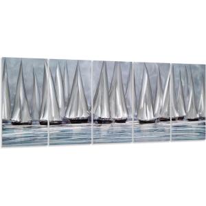image:imageYihui Arts Hand Crafted 3D Aluminum Abstract Colorful Metal Wall Art for Home and Office DecorYMX491